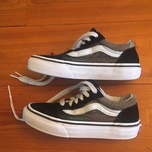 Boys camo print vans sneakers
